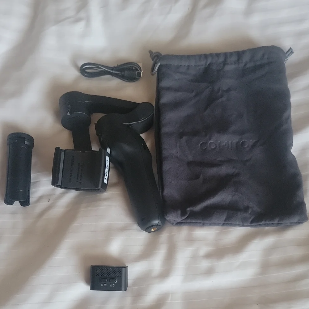 Compact Black Cell Phone Holster with Secure Clip